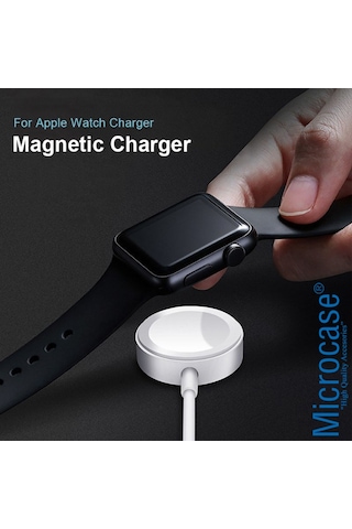Apple Uyumlu Watch Se 40 Mm Manyetik Şarj Aygıtlı Usb Kablo 1 Mt Beyaz (453772056)