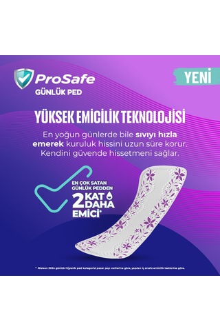 Prosafe Günlük Ped Extra Uzun 20'li