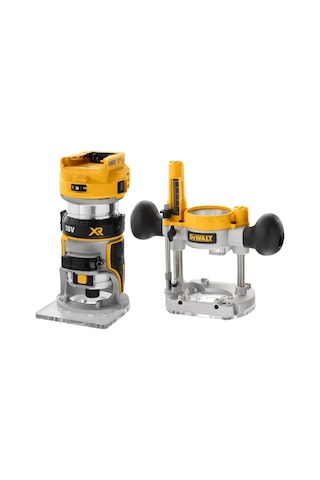 Dewalt DCW604N 18V XR Kömürsüz 8 MM Çift Tabanlı Freze Aküsüz