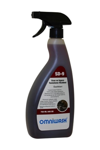 Omniwash Sd-9 750ml Yağ Sökücü Fırın Ve Izgara Temizleme Maddesi 6 Adet