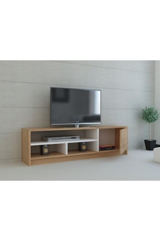 Tv Ünitesi Elips 101 Beyaz Teak