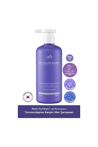 Lador Renk Eşitleyici ve Koruyucu Turunculaşma Karşıtı Mor Şampuan LADOR Yellow Shampoo 300 ML