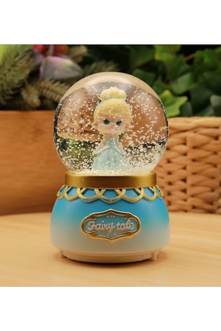 Disneyland Kül Kedisi Işıklı Ve Müzikli Kar Küresi Büyük Boy