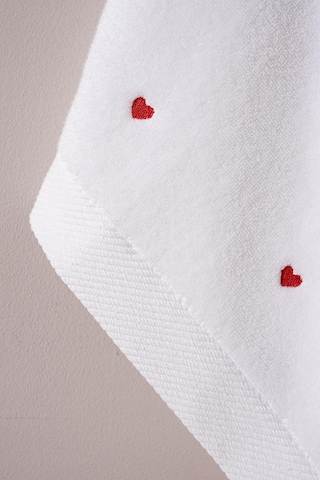 Varol Love Serisi Nakışlı Micro Cotton Banyo Havlu Seti Kırmızı-standart Kırmızı