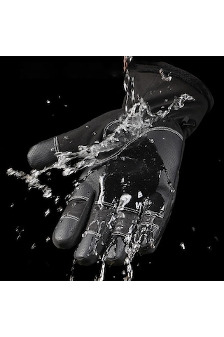 Reedark Kışlık Dokunmatik Ekran Eldivenleri - Rüzgar Ve Su Geçirmez, Kaydırmaz, Fermuarlı Gri Xxl Gri