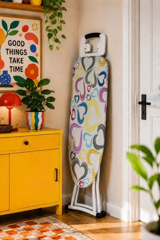 Pionny Keçeli Ütü Masası Kılıfı - 55x140 Cm - Amour Çok Renkli