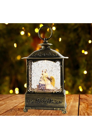 Suntek Parti Masaüstü Dekor Için Noel Müzik Kutusu Fener