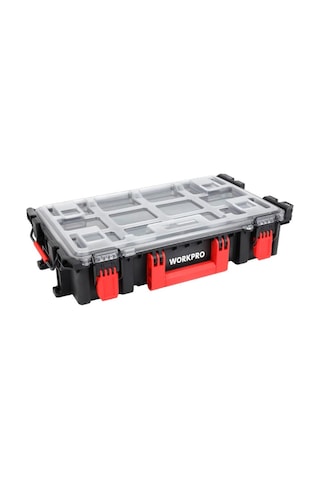 Workpro Wp283029 24lt 12 Gözlü Şeffaf Kapaklı İstiflenebilir 56x