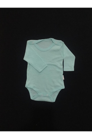 Erkek Bebek 3 Adet %100 Pamuk Uzun Kollu Bebek Badi Çıtçıtlı Badi Zıbın Body Beyaz-sarı-yeşil