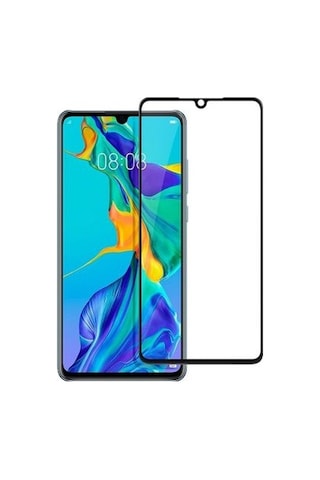 Huawei P30 Pro İle Uyumlu Şeffaf Esnek Kavisli Ekranı Tam Kaplayan Pet Ekran Koruyucu