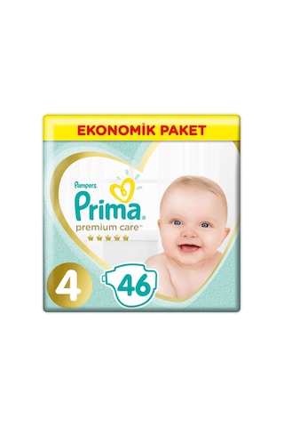 Prima Bebek Bezi Premium Care 4 Beden Ekonomik Paket 4 x 46 184 Adet 4'lü