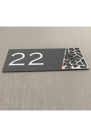 Silver Patterned Serisi Kapı Numarası