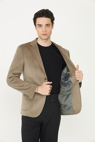 Açık Yeşil Fitilli Kadife Slim Fit Blazer Ceket A.yeşil