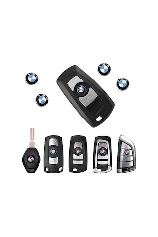 Bmw İçin Araç Anahtar Logo Amblemi Çap: 11 Mm +a Kalite 2 Adet