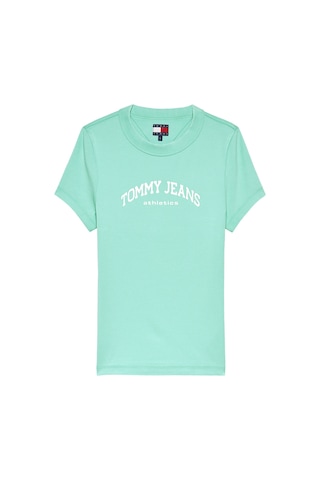 Tommy Jeans Kadın Tişört Dw0dw22302 Yeşil