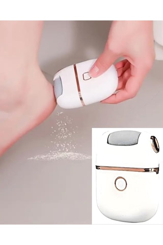 Usb Şarjlı Mini Topuk Törpüsü- Nasır Temizleme Törpüsü 2 Kademeli Ayak Bakımı