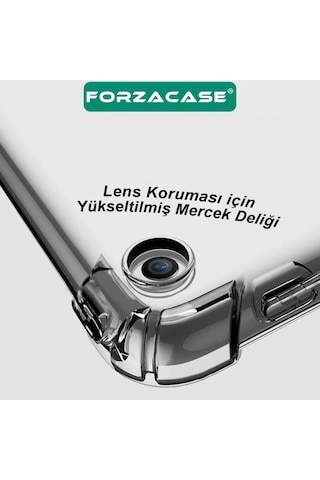 Forzacase Samsung Uyumlu Galaxy Tab S10 Fe 10.9 Anti Shock Silikon Kılıf + Nano Ekran Koruma Filmi Fc014 Silikon
