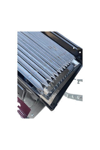 Acn Kömürlü Mangal 35 X 60 Cm Kalın 3 Mm Lama Izgaralı Siyah