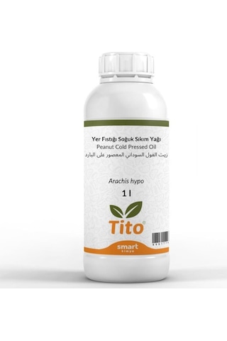 Yer Fıstığı Soğuk Sıkım Yağı Arachis Hypo 1 Litre 1 L