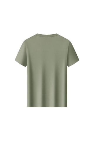 New Performance Premium Basic T-shirt 86.3% Nylon 13.7% Spandex Yeşil