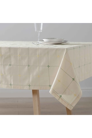 Linens Square 150x300 Cm Masa Örtüsü Ekru-renkli Çok Renkli