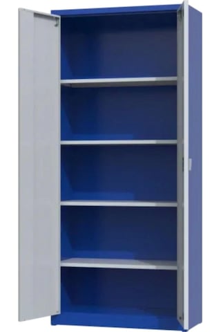 Çelik Dosya Dolabı Metal Dolap Ofis Dolapları Mavi / Gri