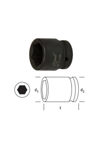 Osaka Altı Köşe Lokma Anahtar 41mm 1" Ln1s41