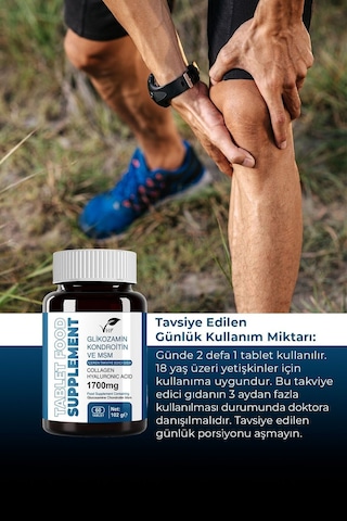 Vhp Glukozamin Kondroitin Msm Tablet 60 Adet