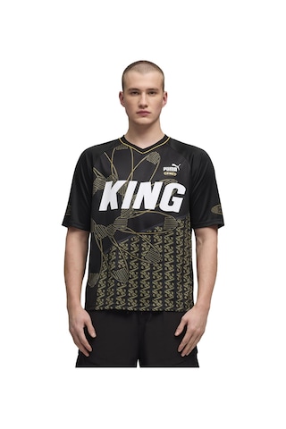 Puma King Extravaganza Jersey Unisex Siyah Günlük Stil Forma 63440701 Siyah