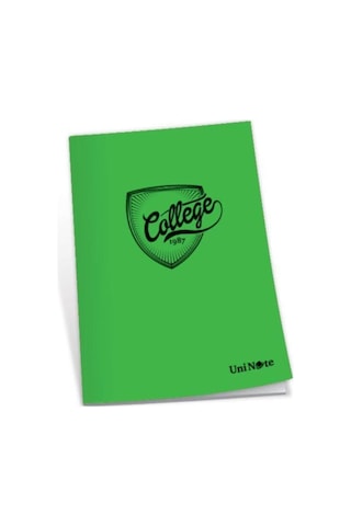 Çınar Plastik Kapak Defter College Dikişli A4 40 Yaprak Kareli Okul Defteri 40/4 12 Adet