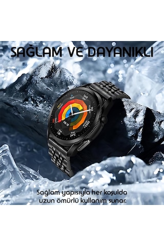 Rongep Huawei İle Uyumlu Prestige Model 22mm Çelik Kordon Gt5/gt5 Pro/gt4/gt3/gt3 Pro/gt2/gt2 Pro 46 Sku: Smg8690010100962
