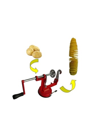 Spiral Patates Dilimleyici - Profesyonel Çok Renkli