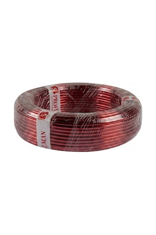 Carub Elkamet Kırmızı Kapı ve Kenar Koruma Çıtası 100 Metre Top U Tipi Geçmeli Profil Esnek Dayanıklı BR1500101
