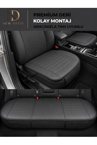 Lexus Araçlara Uyumlu Premium Deri 3 Parça Oto Koltuk Minderi Araca Uyumlu 4 Mevsim Kolay Montaj 63475495