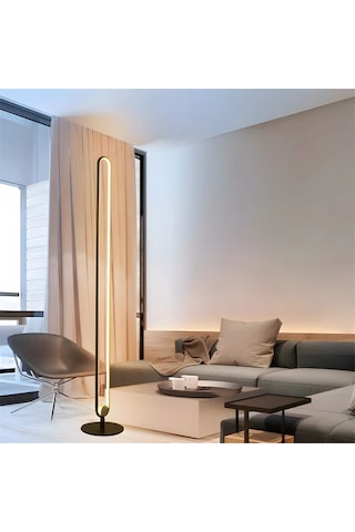 Modern Oturma Odası, Yatak Odası, Salon Lambader 3171-w75-2q-kz Siyah