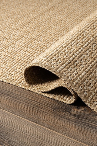 Tiora Tı004a Bej Jüt Halı Naturel Sisal Örme Hasır Modern Yıkanabilir Dayanıklı Tozu Yok Bej-beyaz