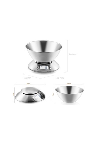 Sones 5kg/1g Yüksek Hassasiyetli Mutfak Terazisi Kavurma Elektronik Terazisi Kahve Terazisi Alarm Zamanlayıcılı