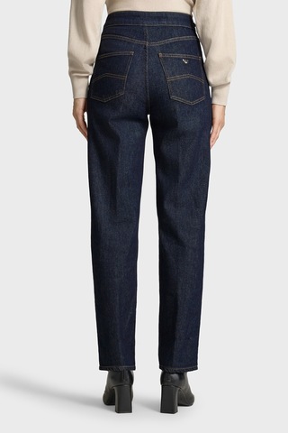 Emporio Armani Pamuklu Yüksel Bel Düz Paça Jeans Kadın Kot Pantolon Ew003498 Af18421 Mb001 Lacivert