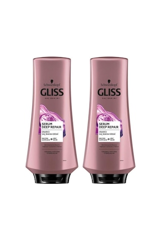 Gliss Serum Deep Repair Onarıcı Saç Kremi 360 ML x 2 Adet