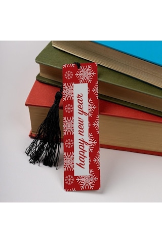 Happy New Year Tasarımlı Kitap Ayracı