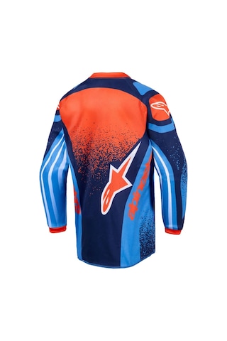 Alpinestars Kid Racer Nomur Çocuk Off-road Motosiklet Jerseyi Mavi Kırmızı