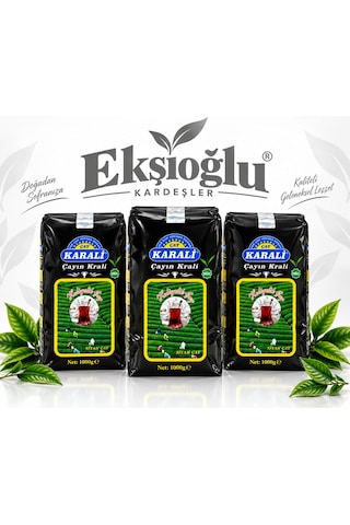 Karali Çayın Kralı Hediyelik Siyah Çay 3 Kg 3 X 1 Kg