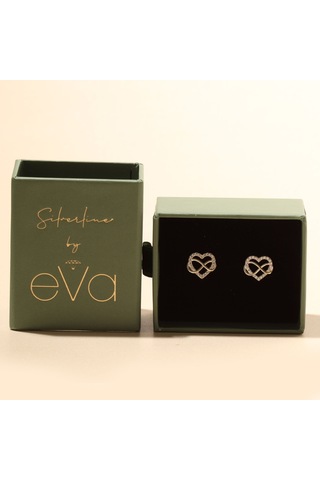 Sonsuzluk Ve Kalp Küpe 717097 Silver