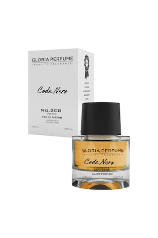 Gloria 208 Code Nero Erkek Parfüm EDP 55 ML