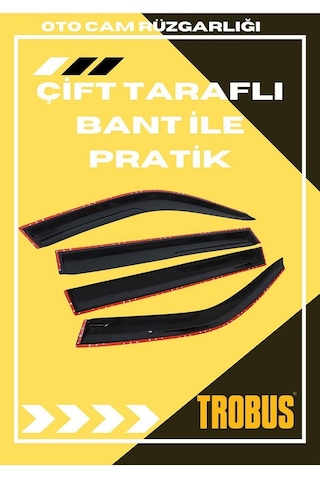 Tofaş Şahin Tüm Yıllar Sedan Tam Uyumlu Mügen Cam Rüzgarlığı 4lü