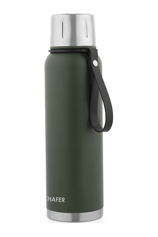 Schafer Steely Termos 1 L- Yeşil Yeşil