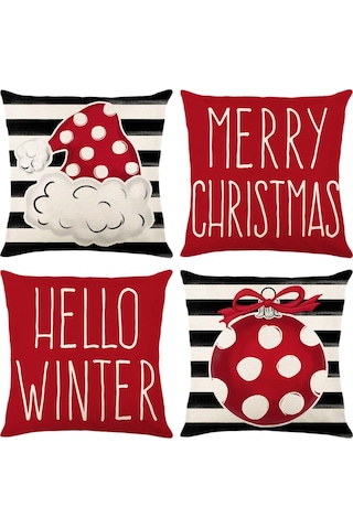 Suntek Noel Yastık Kılıfı Noel Oturma Odası Kanepe Ev Için