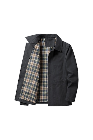 Sımıcg Erkek İş Ceketi Günlük Ceket Siyah Antramelanj