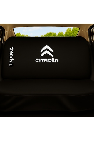 Citroën Uyumlu Siyah Renk Penye Kumaş Ön Ve Arka Oto Koltuk Kılıf