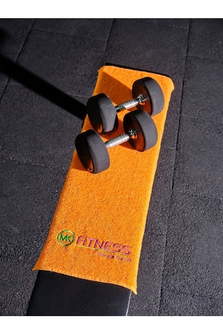 Spor Fitness Havlusu 40x100 Cm Pamuklu Turuncu